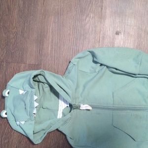 Tommy Bahama size 12M green dinosaur hooded sweatshirt